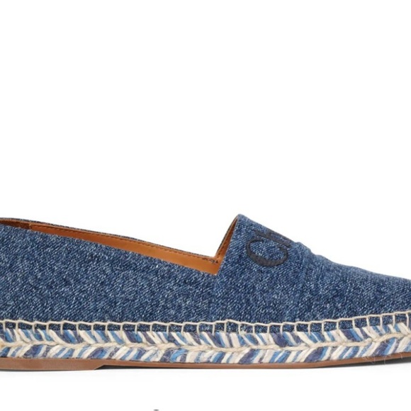 Chloe chic Blue Espadrilles - Picture 4 of 8